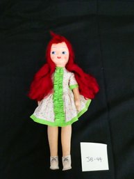 Cute Vintage  Doll W/Dress,Jointed W/Moving  Arms, Legs. 15'
