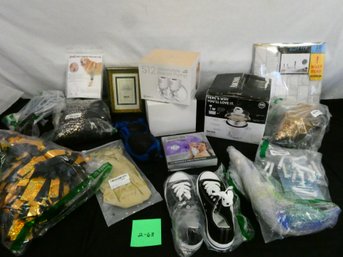 Large End Of Consignment Lot! Shoes, Rice Cooker, Breast Pump, Clothing, Solar Hanging Light And More!