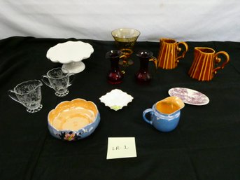 Nice Lot Of Glass Household Items!