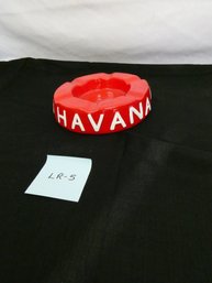 Very Nice Havana  Collection Red Ashtray! Great Condition