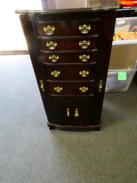 Wooden Jewelry Cabinet! 39 X 19 X 15