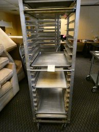 Commercial Kitchen Speed Rack - Includes 8 Sheet Trays And 2 Cutting Boards