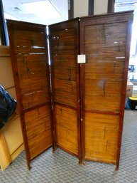 Set Of Heavy Wooden Room Dividers - 11 Panels Total - Formerly In West Hartford Restaurant