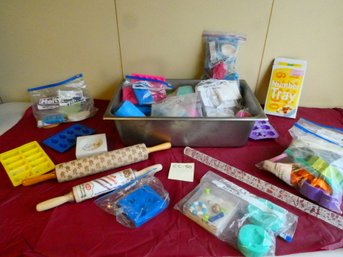 Large Lot Of Professional Silicone Molds / For Sugar-icing-candy-gummies! / Some In Original Packages