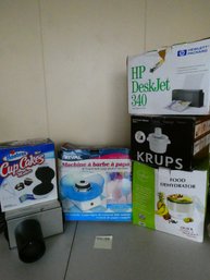 (Lot Of 6) Kitchen Related Items - Many In Original Boxes / Dehydrator - Cotton Candy - Ice Cream And MORE!