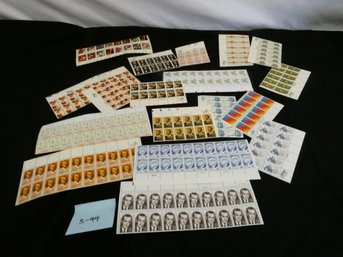 Unused Stamps - 18 Sheets Various Types, Face Value Over $50!!