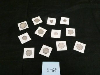 Nice Lot Of Vintage Foreign Coins.