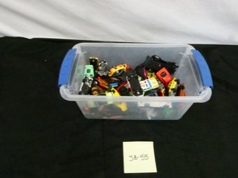Great Tub Lot Of Die Cast Cars! Some Vintage, Many Matchbox.