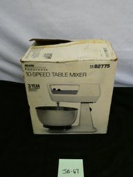 Vintage Kenmore  10 Speed Table Mixer! Looks To Be New And Unused!