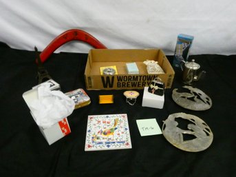 Clean Flat Lot Of Interesting Items - Toys - Games - Decor And More!