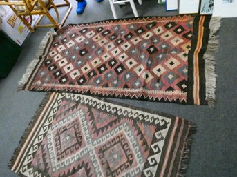 (Lot Of 3) Native American Rugs (and 1 With Condition Issues)
