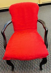 Chair With Beautiful Arms And Legs - Nice Structure - Vintage