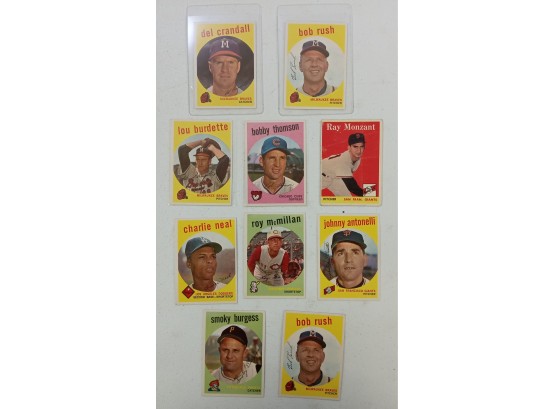 Lot Of Vintage 1950s Baseball Cards