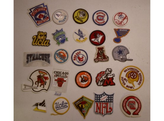 Lot Of 25 Sports Patches
