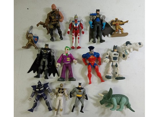 Batman & Misc. Action Figures Lot Of 12