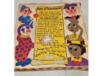 1948 Antique Marionette Jambo The Jiver With Record Talentoon -- With Original Box