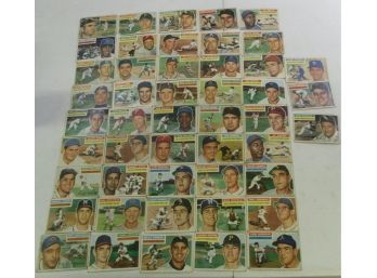 Vintage 1950s Baseball Cards Lot Of 48
