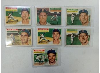 Lot Of 1950s Baseball Cards In Sleeves
