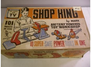 Vintage Shop King Battery Powered Toy Workshop