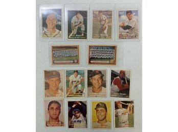 Lot Of Vintage Baseball Cards -- 1957