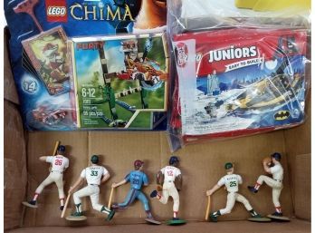 Lot Of Lego's Legends Of Chima & Batman & Misc. Baseball Toy Figures Starting Lineup