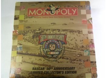 1998 Nascar 50th Anniversary Limited Collector's Edition Sports Monopoly Game