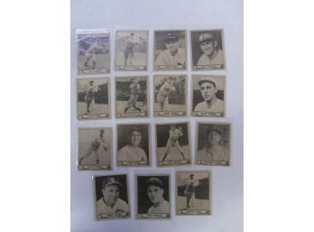 Lot Of 15 1940 'Play Ball' Vintage Baseball Cards, Great Condition!