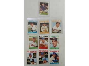 Lot Of 1960s Baseball Cards In Sleeves