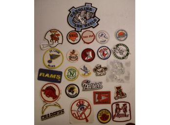 Lot Of 25 Assorted Sports Patches