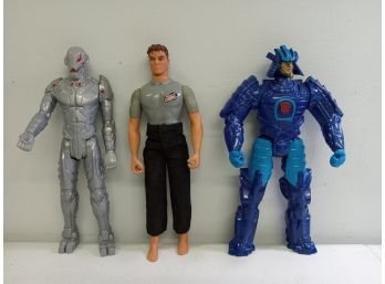 Ultra Corps, Ultron & Transformer Action Figures Lot Of 3