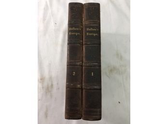 (2 Vol) View Of The State Of Europe During The Middle Ages, By Henry Hallam. Baudry's European Library, 1840