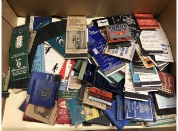 Flat Of Old Matchbooks/Matchcovers