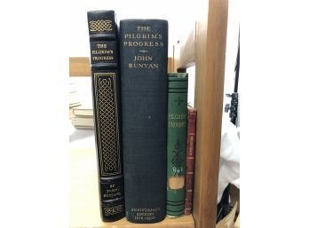 (Lot Of 4) Varied Editions Of The Pilgrim's Progress By John Bunyan - See Desc For Dates/Publishers