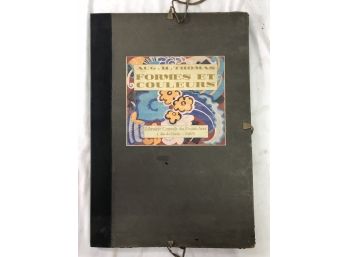 Formes Et Couleurs Par Aug. H. Thomas /  Design Folio - Ex-Lib And Stamped/Punched!