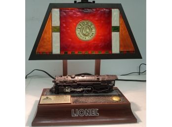 Lionel Train Desk Lamp With Running Train With Whistle Noise