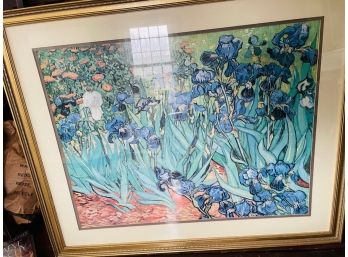 Van Gogh Irises Large Framed Print