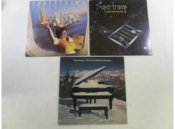 Vinyl Records 33Lp Lot Of 3 Supertramp