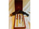 Winchester Knife Set In Original Box With 2 Cases