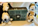 Peanuts Gang MetLife Bag And Hat With Books, Dvd And Snoopy Stuffed Animals