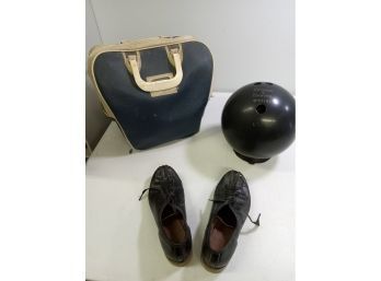 Bowling Bag, Ball & Shoes
