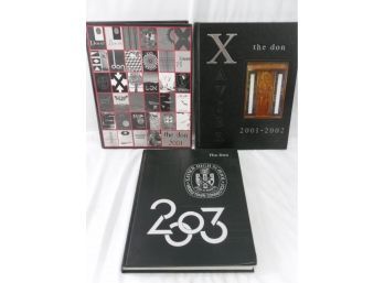 (Lot Of 3) Xavier High School Yearbooks 2001-2003
