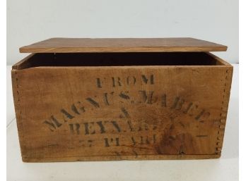 Small Vintage Wooden Crate