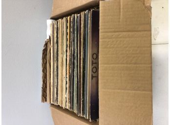 Box Of 70s -80s Vinyl LP Records