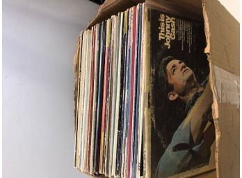 Box Of Vinyl LP Records