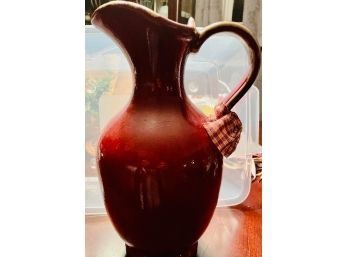 Pottery Barn Red Clay Pitcher