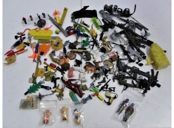 Lot Of Misc Toy Guns, Vintage Figures, Misc. Toys