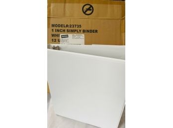 1' Binders Unused In Box With 8-12 Count