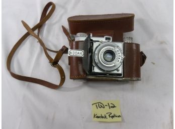 Vintage Kodak Retina Camera With Leather Case