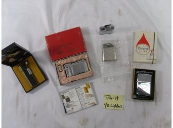 (Lot Of 5) Vintage Lighters / Some In Original Boxes!