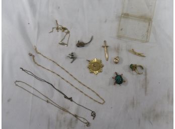 Small Lot Of Costume Jewelry